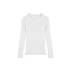 Otoño e Invierno Nuevos Tops de Punto de Manga Larga, Camisetas Básicas Versátiles y Elegantes, Prendas de Punto de Cuello Redondo Internas Ajustadas para Mujer, Nuevo