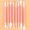 Arcilla Suave Cerámica Arcilla Niños DIY Herramientas de Repujado Horneado Tallado Juego Cuchillo de Tallado para Cerámica Juego de 8 Piezas Plástico Cuchillo de Escultura para Arcilla