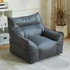 Cadeira poltrona de lazer individual para quarto, sala de estar ou varanda; pode ser usado para relaxar ou dormir; um sofá confortável, estilo puff
