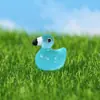 Nuevas Diez Colores Flamenco Luminoso Decoraciones DIY Animales Pequeños Lindos Paisaje en Miniatura Adornos Creativos Artesanías de Resina