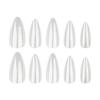 Simple Nuevo Recubierto Wear Armor Europeo y Americano Transfronterizo Color Sólido Uñas Postizas Almendra Corto Wearable Nail Armor