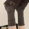 Calcetines de Encaje con Patrón Oculto Estilo Otoño e Invierno Calcetines Largos Sueltos Transpirables Absorbentes de Sudor Calcetines de Media Pantorrilla para Mujer Calcetines Lolita para Niñas