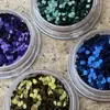 Estilo Ins Nicho Lentejuelas Antiguas Joyería para Uñas Arte de Uñas Límite Otoño e Invierno Redondo de 2 mm DIY Hecho a Mano Decorativo para Uñas
