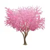 Árbol de Flor de Cerezo Simulado, Árbol Grande de Flor de Cerezo de Paisajismo de Fibra de Vidrio para Bodas de Hotel Personalizado, Árbol Artificial Cubierto de Columnas, Árbol de Flor de Cerezo Simulado