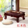 Mesa Kang de Madera Maciza Mesa de Comedor China de Cabecera Mesa Tatami Nueva para el Hogar Mesa de Café Pequeña Mesa para Alféizar de Ventana Mesa de Estudio