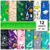 Precio Fijo12 Hojas de Compra Directa Transfronteriza Papel para Material de Experimento Científico para Diario de Bricolaje y Papel de Diario Estampado