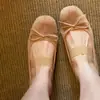 Nuevos zapatos de ballet para mujer, versátiles, punta cuadrada, planos, retro, estilo francés, zapatos bajos de un solo color 2026, zapatos Mary Jane de gamuza