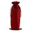 Tema vinho tinto saco aniversário casamento inauguração aposentadoria celebração vinho tinto presente embalagem saco imitação linho cordão saco