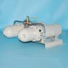 Separador de aceite y agua doble 889281 doble copa de aluminio con reloj