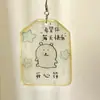 Llavero Acrílico Oso Autocrítico Estética de Alto Valor Runa Colgante Regalo Llavero Feliz Mochila Correa para Llavero