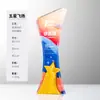 Trofeo Creativo de Resina para Empleados Destacados, Competiciones de Baloncesto y Fútbol, Medalla de Cristal de Honor para Niños, Impresión a Color de Alta Definición