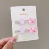 Pinzas para el cabello coloridas, artísticas y coquetas modelo 2025, pinzas de pico de pato estilo universitario para chicas dulces, pasadores para el cabello de estudiante, accesorios para el cabello de alto valor