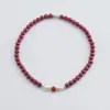 Estilo étnico nuevo simple imitación cinabrio pulsera pulsera de mujer este año de vida morado dorado conjunto de joyería Venta al por mayor