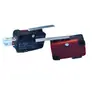 Microinterruptor Grande Kw7 Rojo y Negro con Palanca Posición Lateral Interruptor de Límite de Viaje de Dos Pines