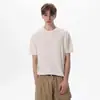 Playera Holgada y Elegante de Manga Corta 2025 Simple Versátil Moderna Diaria Verano Top para Hombre