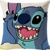 Funda de Almohada de Lino Ultra Suave con Dibujo de Stitch, Cojín para Sofá, Funda para Cabecero, Admite Diseño Personalizado con Tu Propia Imagen