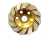 Suministro puntual cuenco grueso de diamante para amolar cemento hormigón cuenco para amolar amoladora angular disco de amolar para suelo rueda de pulido y amolado