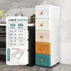 Gabinete de Almacenamiento Estrecho de Cajones de 20/25/30 cm para Huecos de Baño Estante de Almacenamiento de Huecos de Cocina