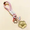 Llavero de Oro Puro 999 con Forma de Moneda Colgante para Bolso Venta al por Mayor Recuerdo Promoción en Transmisión en Vivo Regalo