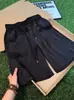 Vibras Americanas Calle Principal Color Sólido Simples Casual Pantalones Cortos para Hombre Verano Ins Marca de Moda Sueltos Versátiles Rectos de Cinco Puntos