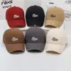 Chapéu de Beisebol Bordado com Letras Simples Novo para Primavera e Outono Moda Masculina Versátil Aba Curva Boné Bico de Pato Chapéu de Sol Feminino para Exterior