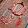 Suministro de fábrica pulsera de hueso de camello material de sangre jade talla de hueso de camello pulsera original DIY hueso juego en vivo suministro