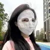 Máscara de Proteção Solar Rosto Inteiro Verão Proteção UV Estilo Panda Protetor Solar Ciclismo Carro Elétrico Máscara Facial para Mulheres 2025 Novo Estilo
