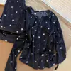 Pijama nuevo de otoño e invierno para mujer, cárdigan de terciopelo isla de manga larga y pantalón largo, conjunto cálido y grueso para el hogar, se puede usar afuera