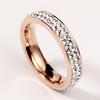 Anel Didi Indicador Feminino Fashionável Distintivo Estilo Coreano Estilo de Hong Kong Diamante Quebrado Pessoas da Moda Celebridade da Internet Anel Decorativo de Aço Titânio