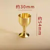 Fabricantes de origen en Dongguan cáliz de latón CNC vidrio de cobre vino adornos decorativos vaso de vino dorado
