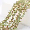 Cuentas Sueltas de Cristal Accesorios para Joyería DIY Cuentas de Vidrio Tallado Forma de Gota de Agua Accesorios para Ropa Color Plateado Agujero Horizontal 5*8mm Gota de Agua