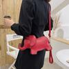 Bolso de diseño de nicho transfronterizo para mujer, 22 nuevos y lindos bolsos bandolera con diseño de elefante creativo, bolso cuadrado pequeño Super Fire.