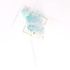 Lindo Papel Stick Star Yarn Cake Insert Card Bolo Bandeira Bandeira Sobremesa Decoração de Mesa Bandeira Inserir Cartão