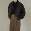 Chaqueta corta de trabajo de otoño para hombre, tendencia nacional, funcional, moderna, holgada, elegante, informal, elegante, con solapa, cortavientos.
