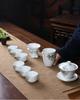 Producto Nuevo Tetera Celadón Verde Sombra Juego de Té Kung Fu Tetera Verde Bambú Tetera Tapa Tazón Cerámica Olla Rica Olla Individual Individual