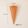 Cono crujiente de imitación DIY pegamento de crema arcilla de helado contenedor accesorios divertidos comida de juego modelo juguetes al por mayor