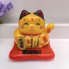 Gato de la suerte solar para colgar adornos feng shui tienda apertura tienda de pueblo regalo interior de coche decoración de boutique para el hogar
