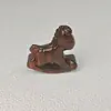 Talla en Madera de Ciprés Caballo de Juguete Palosanto Adornos de Escritorio Cadena para Teléfono Móvil Tallada a Mano Manualidades con Forma de Animal Decoración Colección