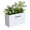 Soporte para Flores de Exterior, Valla de Hierro para Macetero, Macetero de Acero Inoxidable para Exterior, Maceta, Jardín de Flores Cuadrado del Departamento de Ventas