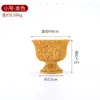 Copo de Água Oferenda a Buda Copo de Oferenda a Buda Ornamentos de Cobre Pés Altos Oito Auspiciosos Copo de Água Santa Sete para Oito Oferenda a Buda Tigela de Água Frontal