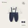 Modelo de Bienestar Ropa de Otoño e Invierno No Reembolsable para Niñas Bebés, Ropa Cálida para Recién Nacidos, Mameluco para Niños