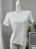Camiseta Básica de Color Sólido para Mujer, Estilo Europeo y Americano, Nueva Colección Primavera/Verano 2026, Corte Ajustado, Versátil, Manga Corta