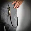 Nueva Cadena Creativa Estilo Harajuku Personalizada para Pantalones de Calle de Piel de Vaca Cadena Simple Retro para la Cintura Accesorios para Pantalones para Hombres y Mujeres
