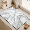 Tapete Drenante para Bancada de Cozinha Transfronteiriço Tapete Absorvente de Lama Diatomácea Porta-Copos para Mesa de Centro Anti-Escaldante Tapete Isolante Tapete para Máquina de Café
