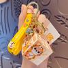 Llavero con forma de cubo de Rubik de Chai Dog, auténtico, de tercer orden, mini rompecabezas de descompresión, llavero para coche, anillo, colgante para mochila escolar, regalo