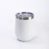 Suministro Directo de Amazon Termo de Acero Inoxidable de 12 oz Spray de Vacío Plástico Forma de U Cáscara de Huevo Sawig Creativo Copa de Vino Tinto