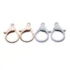 Fábrica de Origen de Broches de Langosta En Stock 308 Aleación de Zinc Accesorio Colgante Broche Oro Claro Plata Kc Plata Blanca Llavero