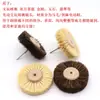 Cepillo de Crin de Caballo Natural, Cepillo de Cerdas de Cerdo para Joyería y Piedras Preciosas, Cabezal de Cepillo Pulidor de Sisal, Rueda de Cepillo de Sisal