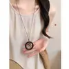 Collar con Colgante de Borla de Cuentas Estilo Étnico para Mujer, Nuevo Estilo Chino de Verano Cadena para Suéter de Nicho de Gama Alta Accesorio Largo