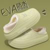 Pantuflas de Algodón Impermeables Otoño e Invierno para Hombre Estilo Nuevo 2025 para Interiores y Exteriores Antideslizantes con Talón de Bolsa Forradas de Lana Calientes Zapatos de Algodón